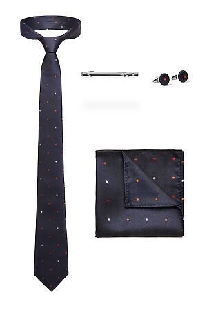 Набор: галстук, платок, запонки, зажим "Власть" SIGNATURE 299883 #825386