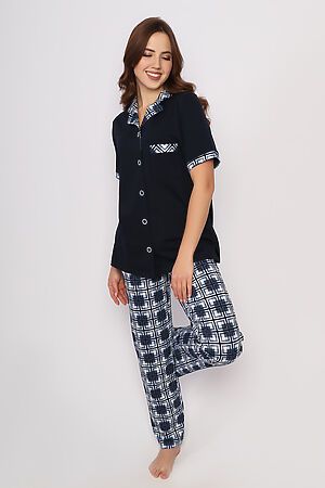 Комплект (Рубашка+Брюки) MARGO (Темно-синий) Комплект "Габриэль" #825480