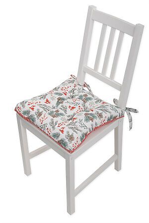 Сидушка на стул с завязками NewYear, арт. 2535 НАТАЛИ (Ягодки) 34923 #825657