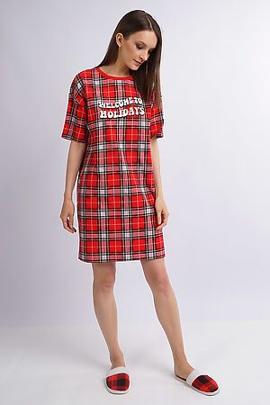 Платье CLEVER (Красный/молочный) LDR12-983/1 #826083