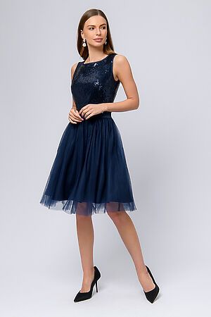 Платье 1001 DRESS (Темно-синий) 0102704BL #829503