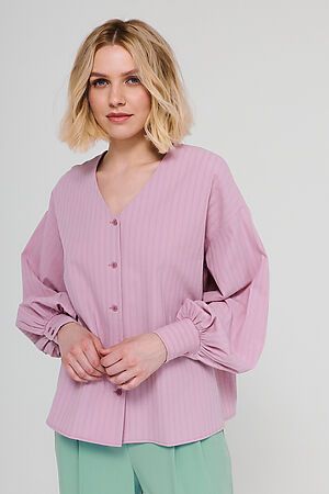 Блуза JETTY (Серо-розовый) 291-3 #830098