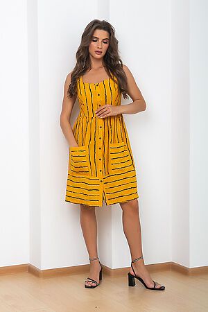 Платье JETTY (Желтый, черный) 504-9 #830204