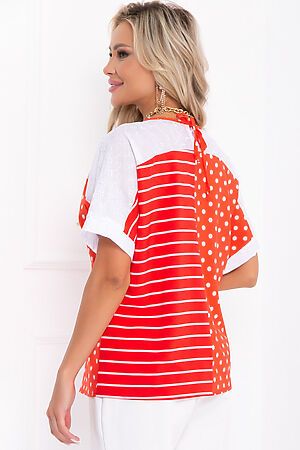 Блуза BELLOVERA (Красный, Белый) 31Б4797 #831357