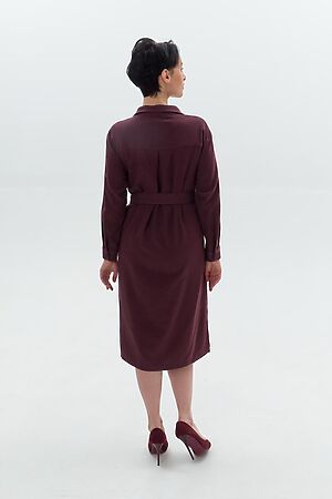 Платье BRASLAVA (Бордовый полоска) 4874-2 #832052