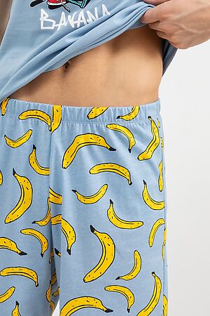 Пижама MARK FORMELLE (Голубой +бананы на голубом) 22/2828ПП-0 #832471