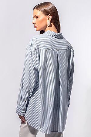 Блуза VILATTE (Голубой полосы) D29.756 #834856