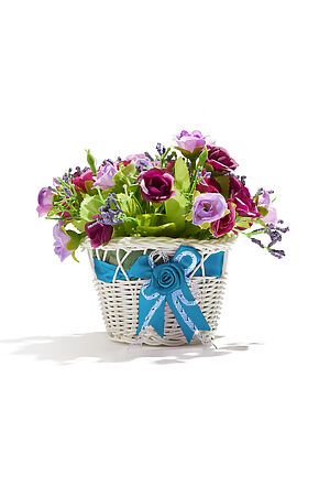 Букет искусственные цветы декоративные розы композиция цветочная корзина... MERSADA #835218