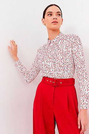 Блуза VITTORIA VICCI (Белый,Красный) 1-21-1-1-0-6475-4 #835475