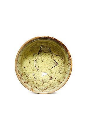 Пиала 100 мл керамическая с глазурью чашка с рисунком пиала для чайной... Nothing Shop (Желтый, коричневый) 294747 #837903