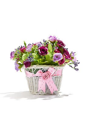 Букет искусственные цветы декоративные розы композиция цветочная корзина... MERSADA 305484 #837920