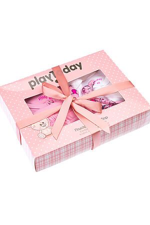 Комплект для новорождённых PLAYTODAY (Сиреневый,Белый) 12329011 #838363