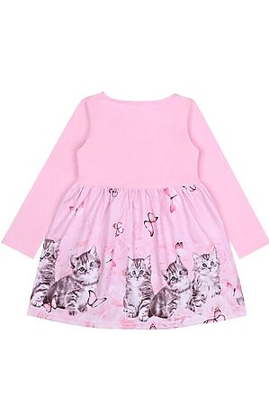 Платье АПРЕЛЬ (Розовый239+котята на розовом) #839322