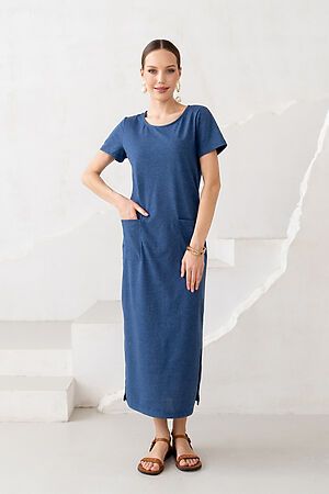Платье BINITA (Синий меланж) 242/1-1 #839660