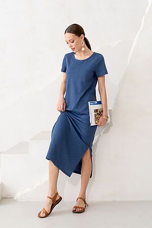Платье BINITA (Синий меланж) 242/1-1 #839660