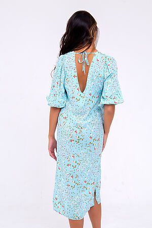 Платье RAPOSA (Голубой/цветы) 326BLU #841423