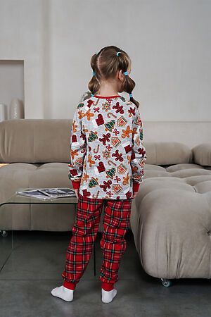 Пижама BINITA (Красно-серая) 1087-1 #841589