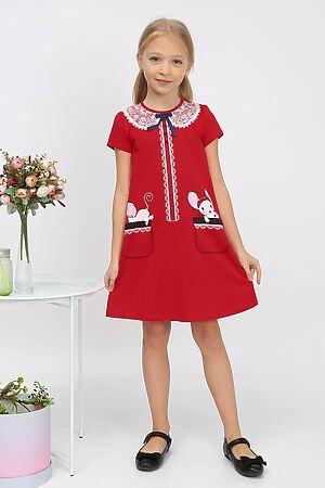 Платье ИВАШКА (Красный) ПЛ-400/2 #846115