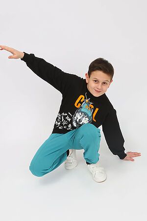 Костюм (Свитшот+Брюки) KIP (Чёрный) KIP-КМ-164/1 #846292