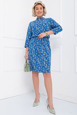 Платье BELLOVERA (Голубой, Зеленый) 17П4966 #846591