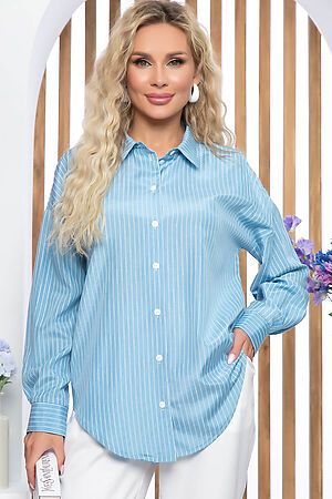 Рубашка LADY TAIGA (Голубая) Б5239 #847403