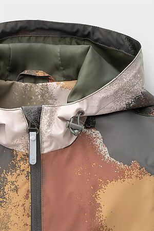 Куртка CROCKID (Оливково-серый, фактура земли) #847505