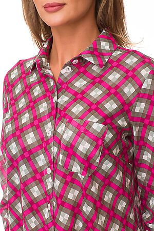 Блуза FIFTYPATES (Розовый/Клетка) 4-142-3 #84790