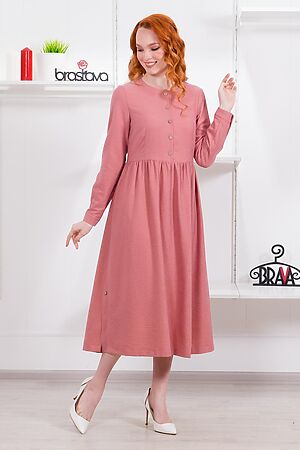 Платье BRASLAVA (Тёмно-розовый) 4864-3 #850663
