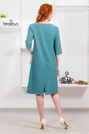 Платье BRASLAVA (Бирюзовый) 4782-2 #850668