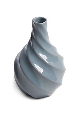 Ваза керамическая цветочная ваза декоративная спиральная витая ваза для... Nothing Shop (Серый,) 307534 #850844