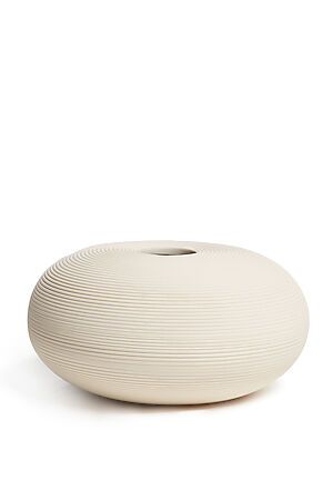 Ваза керамическая ребристая ваза декоративная рельефная ваза для цветов "Тропеа" Nothing Shop #851018