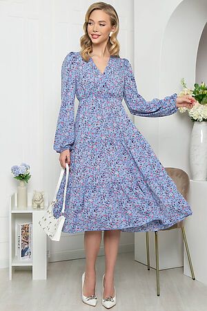 Платье LADY TAIGA (Голубое) П5374 #851068