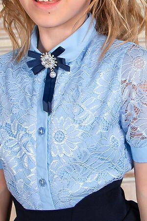 Блуза СОЛЬ&ПЕРЕЦ (Голубой) SP008.2 #851481