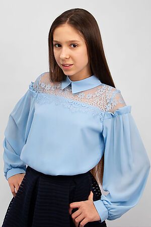 Блуза СОЛЬ&ПЕРЕЦ (Голубой) SP001 #851643