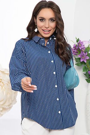 Рубашка LADY TAIGA (Синяя) Б5240 #852487