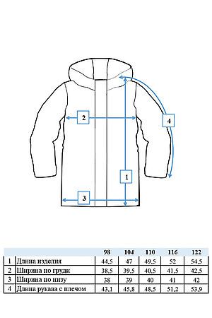 Куртка PLAYTODAY (Тёмно-синий,Голубой,Белый) 12312008 #853073
