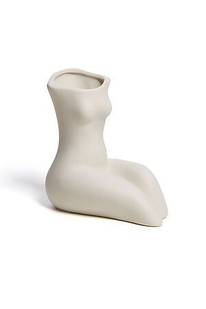 Ваза керамическая в форме женской фигуры ваза декоративная ваза для цветов... Nothing Shop (Белый,) 307506 #853668