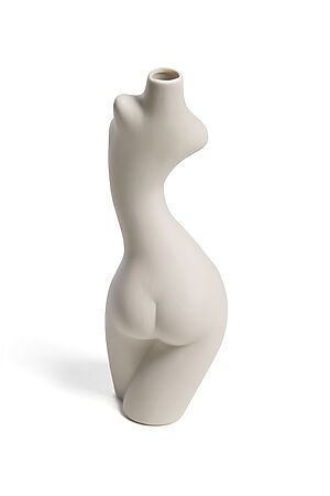 Ваза керамическая в форме женской фигуры ваза декоративная ваза для цветов... Nothing Shop (Белый,) 307505 #853674