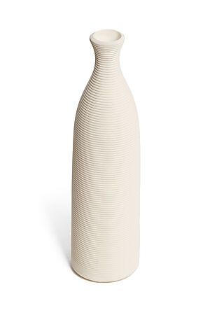 Ваза керамическая ваза декоративная рельефная ваза для цветов "Павия" Nothing Shop (Слоновая кость,) 307547 #853679