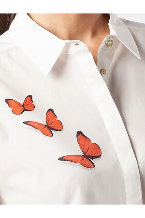 Блуза VILATTE (Белый_бабочки) D29.724 #853736