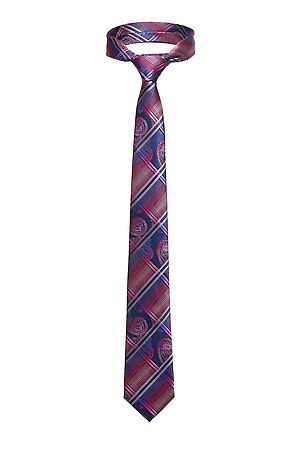 Набор: галстук, платок, запонки, зажим "Династия" SIGNATURE (Синий, розовый, серый,) 299921 #854428