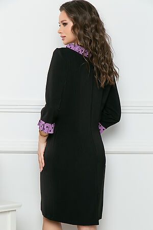 Платье BELLOVERA (Черный, фиолетовый) 55П5017 #855249