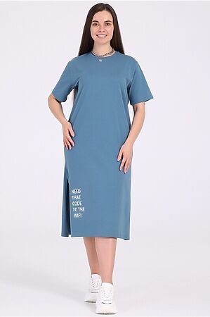 Платье АПРЕЛЬ (Темно-голубой125) #855422
