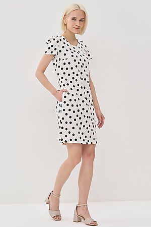 Платье VAY (Поинт белый-черный) #860022