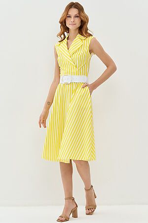 Платье VAY (Страйп желтый) #860067