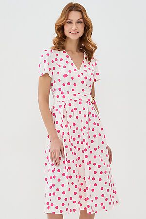 Платье VAY (Поинт белый-розовый) #861421