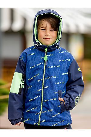 Куртка BATIK (Принт синий) 538-23в-1 #864520