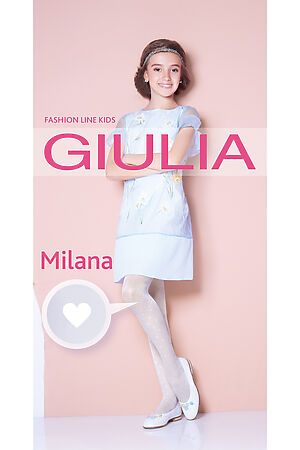 Колготки GIULIA (Белый) MILANA 05 bianco #86552