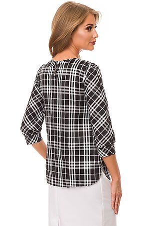 Блуза РАЗНЫЕ БРЕНДЫ (Черно-белый) КБЛ3-205 #86820
