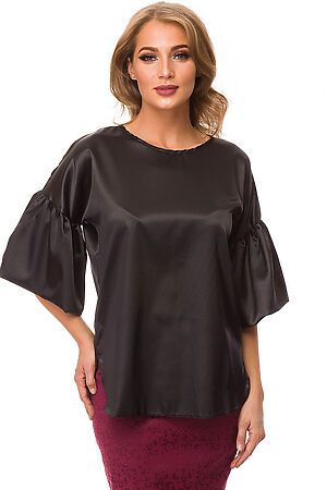 Блуза РАЗНЫЕ БРЕНДЫ (Черный) КБЛ5-405 #86863